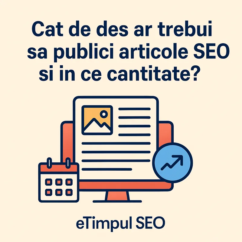 Cat de des sa publici articole SEO?