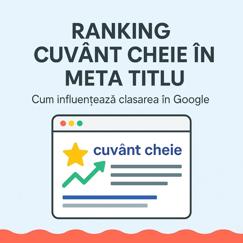 Ranking cuvant cheie in meta titlu