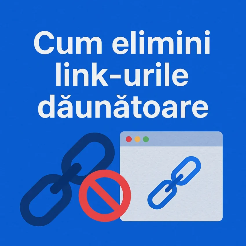 Cum elimini link-urile daunatoare