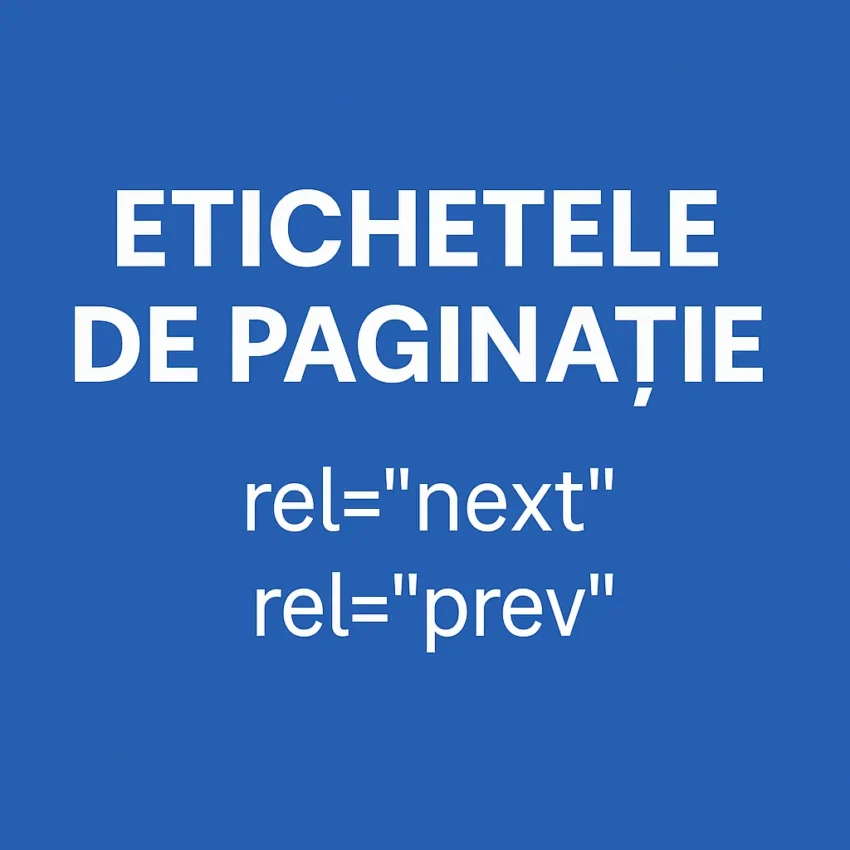 Etichetele de paginatie rel=next si rel=prev