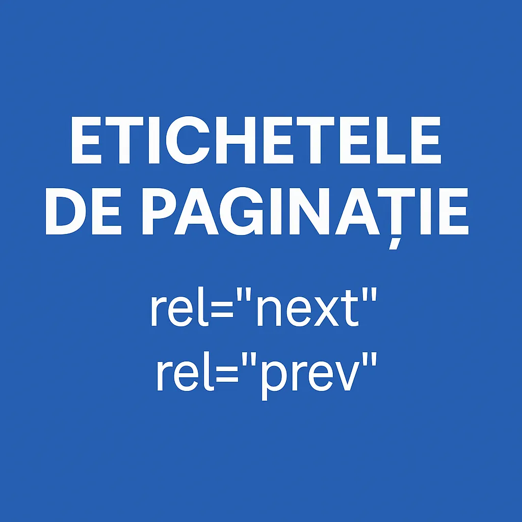 etichetele de paginatie rel next si rel prev
