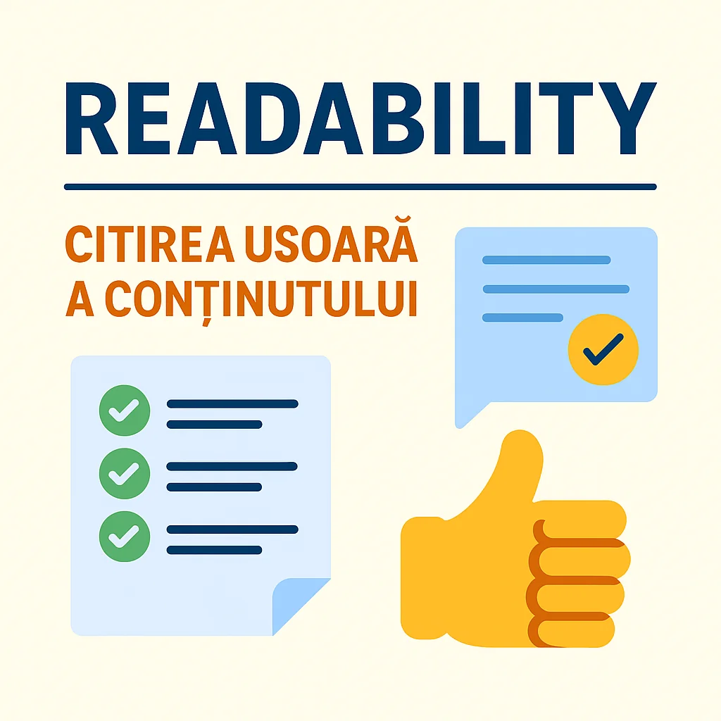 readability citirea usoara a continutului – checklist si elemente vizuale pentru lizibilitate