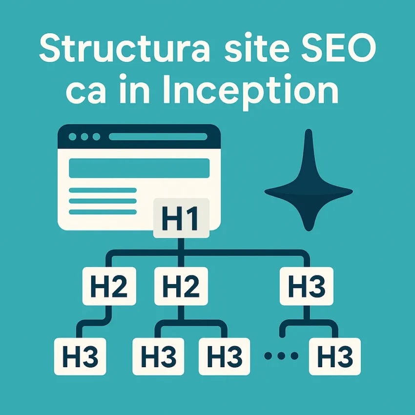 Structura site SEO ca in Inception