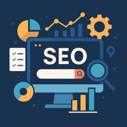 servicii SEO – ilustratie concept optimizare motor de cautare