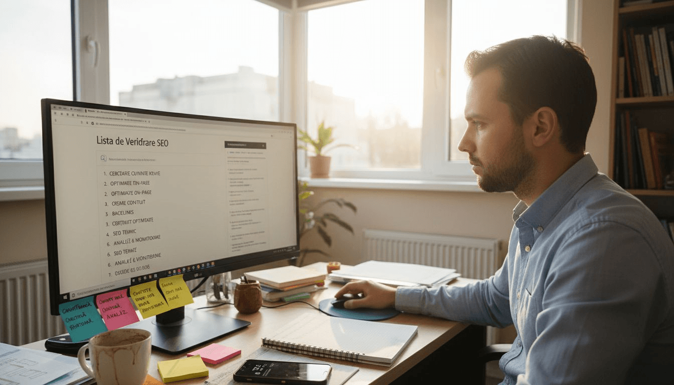 7 pași esențiali din checklist SEO pentru servicii