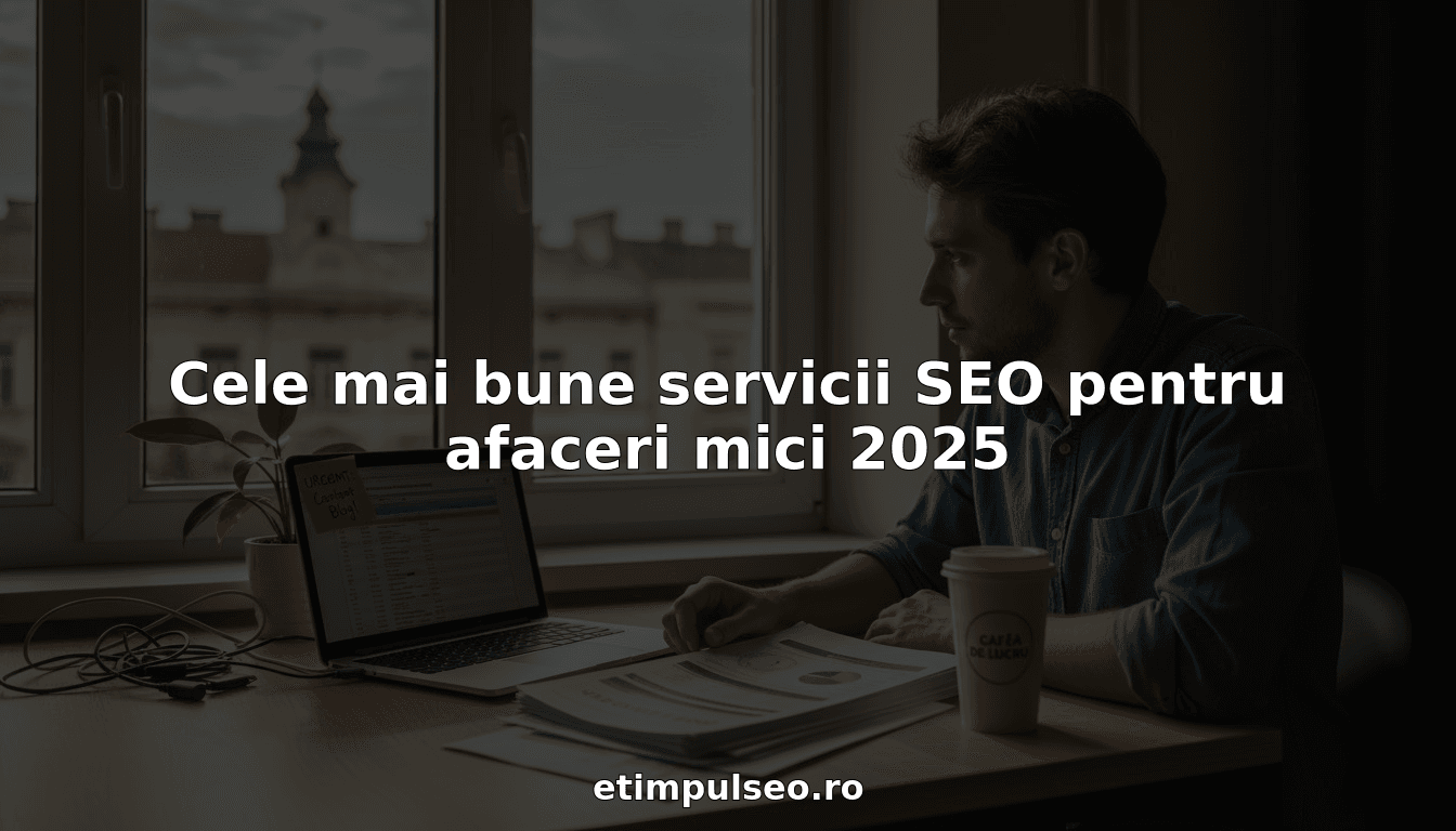 Cele mai bune servicii SEO pentru afaceri mici 2025 Cele mai bune servicii SEO pentru afaceri mici 2025