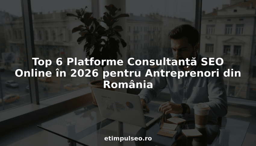 Top 6 Platforme Consultanță SEO Online în 2026 pentru Antreprenori din România