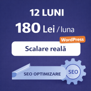 Abonament servicii optimizare SEO – 12 luni (plată lunară)