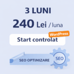 Abonament servicii optimizare SEO – 3 luni (plată lunară) Abonament servicii optimizare SEO – 3 luni (plată lunară)